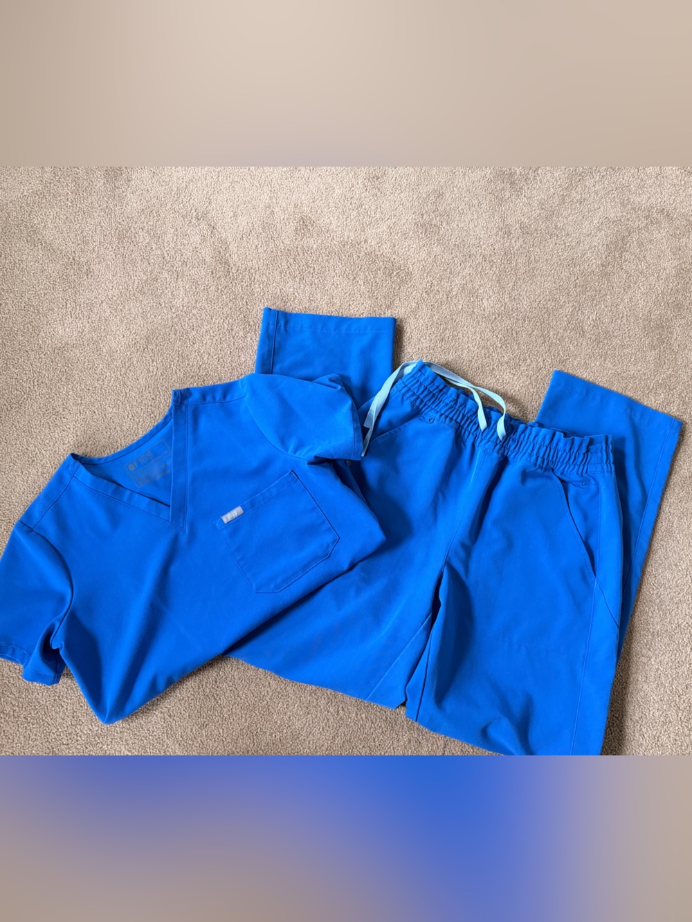 Figs royal blue scrubs